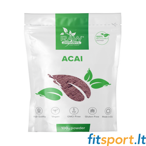 Raw Powders Acai uogų milteliai (100 g) 